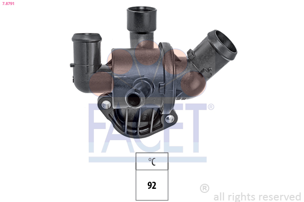 Thermostat, coolant - 7.8791 FACET