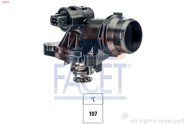 Thermostat, coolant - 7.8874 FACET