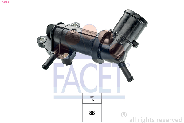 Thermostat, coolant - 7.8973 FACET