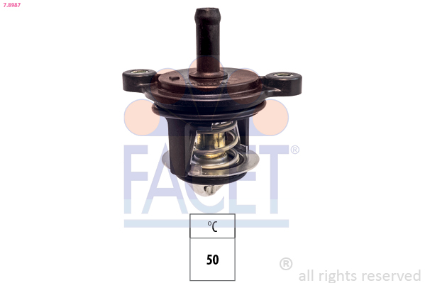 Thermostat, coolant - 7.8987 FACET