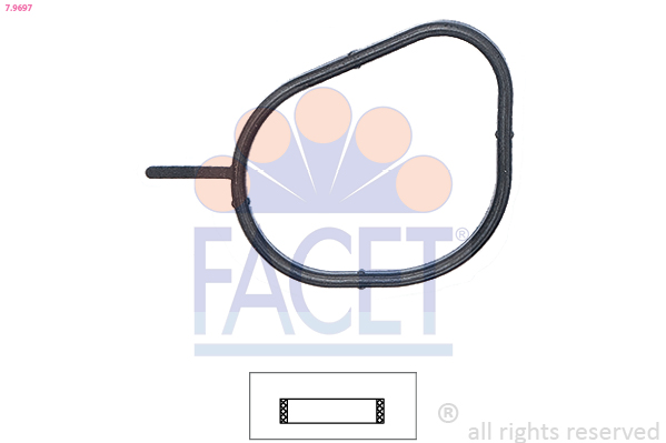 Gasket, thermostat - 7.9697 FACET