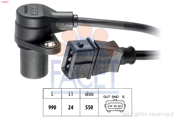 Generatore di impulsi, Albero a gomiti - 9.0073 FACET