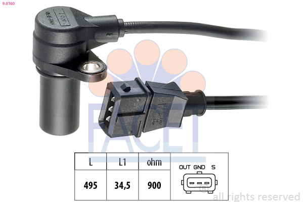 Generatore di impulsi, Albero a gomiti - 9.0160 FACET