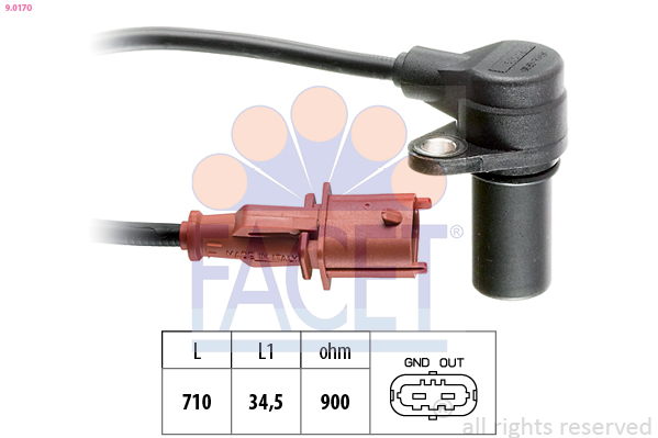 Generatore di impulsi, Albero a gomiti - 9.0170 FACET