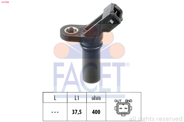 Sensor, crankshaft pulse - 9.0188 FACET