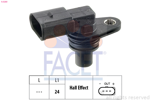 Sensor, RPM - 9.0269 FACET