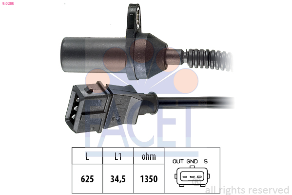 Generatore di impulsi, Albero a gomiti - 9.0285 FACET