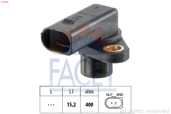 Sensor, crankshaft pulse - 9.0294 FACET