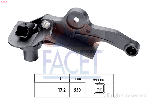 Sensor, crankshaft pulse - 9.0298 FACET