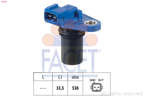Sensor, RPM - 9.0302 FACET