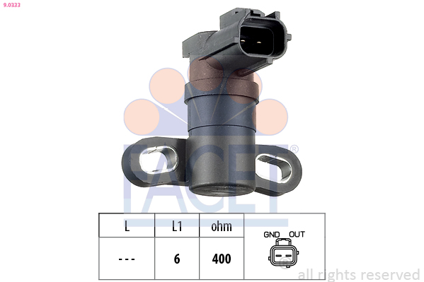 Sensor, crankshaft pulse - 9.0333 FACET