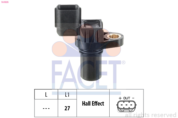 Sensor, camshaft position - 9.0335 FACET