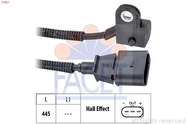 Sensor, camshaft position - 9.0422 FACET