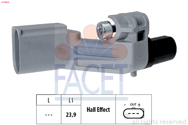 Sensor, crankshaft pulse - 9.0464 FACET