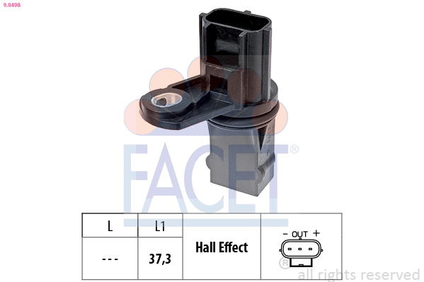Sensor, RPM - 9.0498 FACET