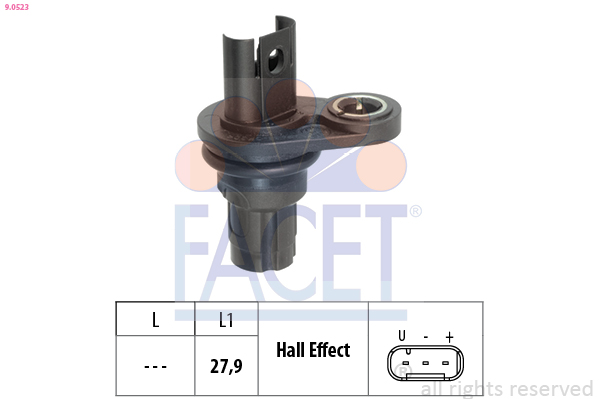 Sensor, RPM - 9.0523 FACET