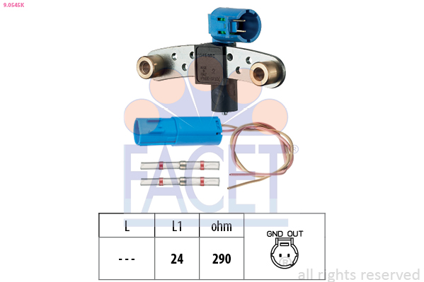 Sensor, crankshaft pulse - 9.0545K FACET