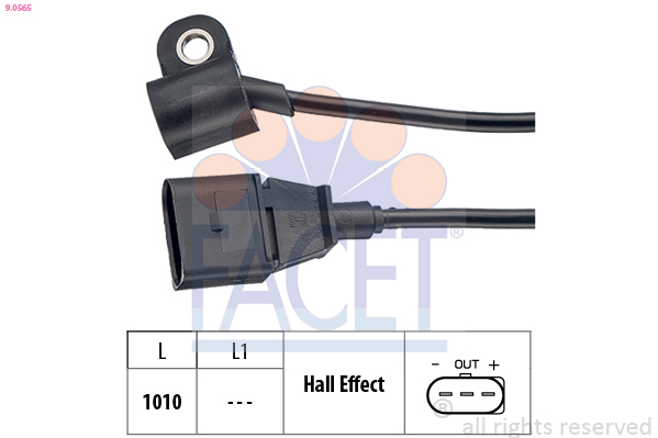 Sensor, camshaft position - 9.0565 FACET
