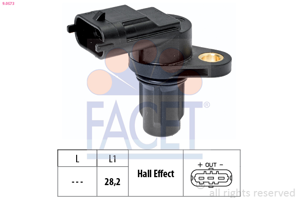 Sensor, camshaft position - 9.0573 FACET