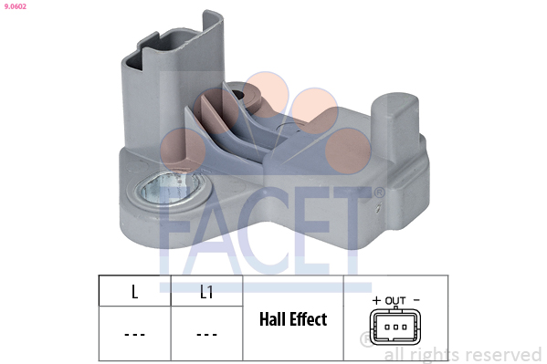Sensor, crankshaft pulse - 9.0602 FACET