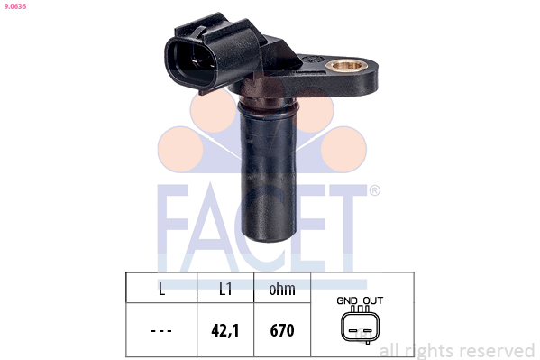Sensor, RPM - 9.0636 FACET