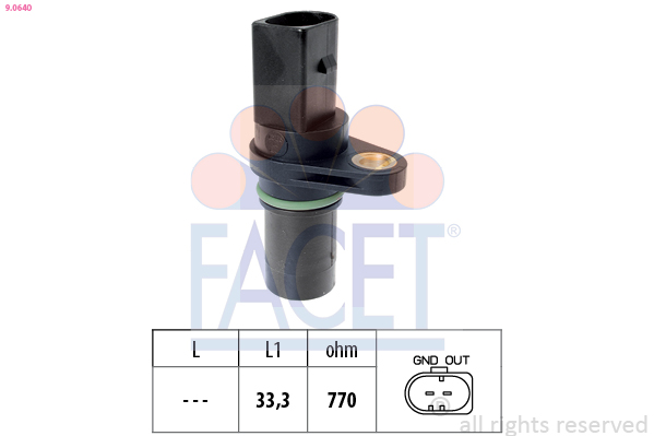 Impulsgeber, Kurbelwelle - 9.0640 FACET