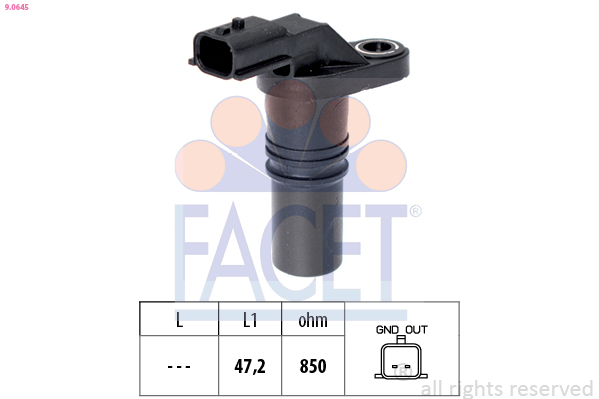 Sensor, crankshaft pulse - 9.0645 FACET