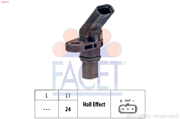 Sensor, RPM - 9.0773 FACET