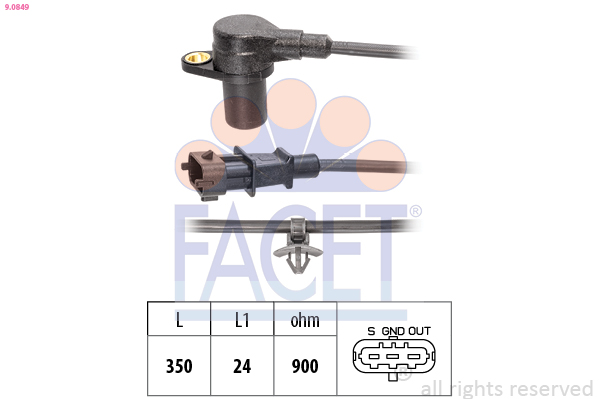 Generatore di impulsi, Albero a gomiti - 9.0849 FACET