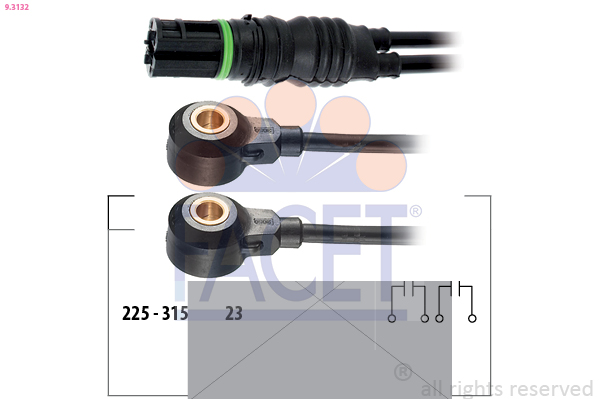 Knock Sensor - 9.3132 FACET