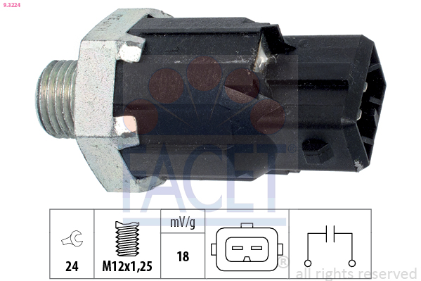 Knock Sensor - 9.3224 FACET