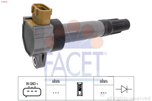 Ignition Coil - 9.6453 FACET