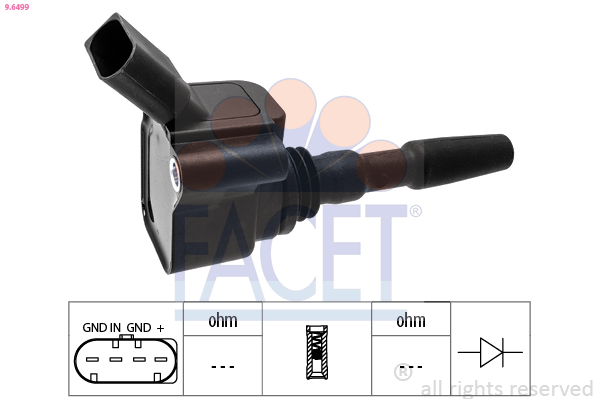 Ignition Coil - 9.6499 FACET