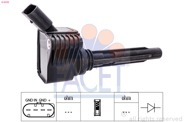 Ignition Coil - 9.6530 FACET