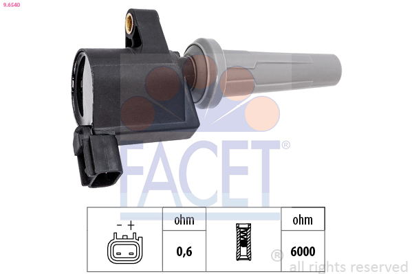 Ignition Coil - 9.6540 FACET