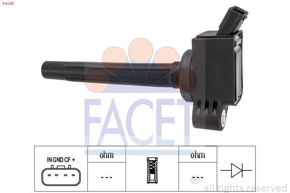 Ignition Coil - 9.6545 FACET