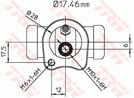 Wheel Brake Cylinder - BWC115 TRW