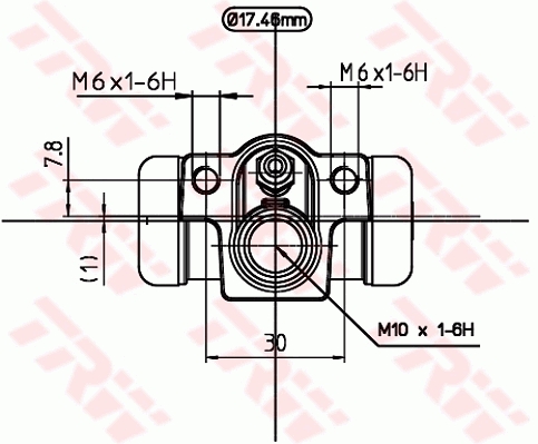 Wheel Brake Cylinder - BWC244 TRW