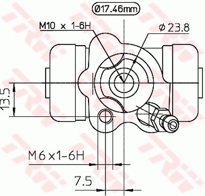 Wheel Brake Cylinder - BWC250 TRW