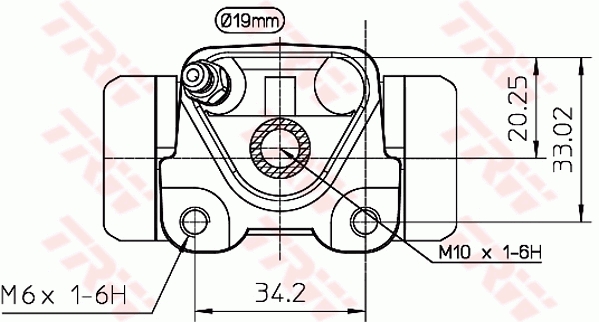 Cilindretto freno - BWD270 TRW