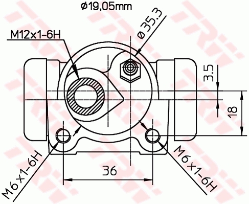 Wheel Brake Cylinder - BWD300 TRW