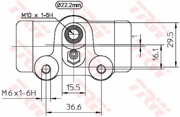 Wheel Brake Cylinder - BWH145 TRW