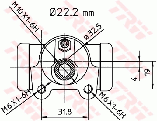 Wheel Brake Cylinder - BWH146 TRW