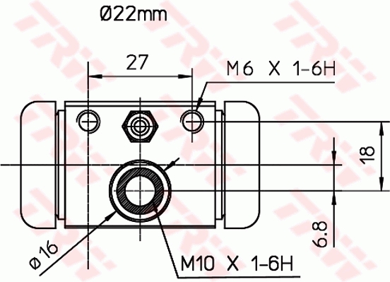 Wheel Brake Cylinder - BWH394 TRW