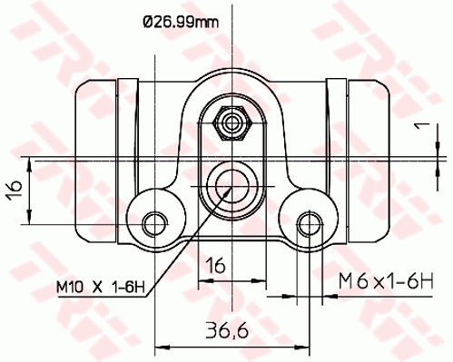 Wheel Brake Cylinder - BWN103 TRW