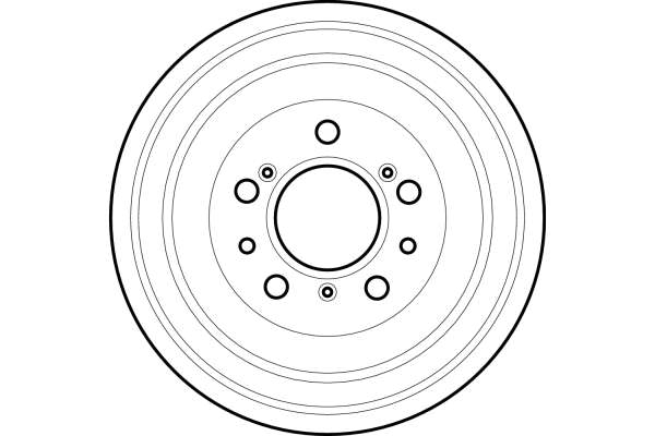 Bremstrommel - DB4023 TRW