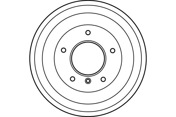 Bremstrommel - DB4108 TRW