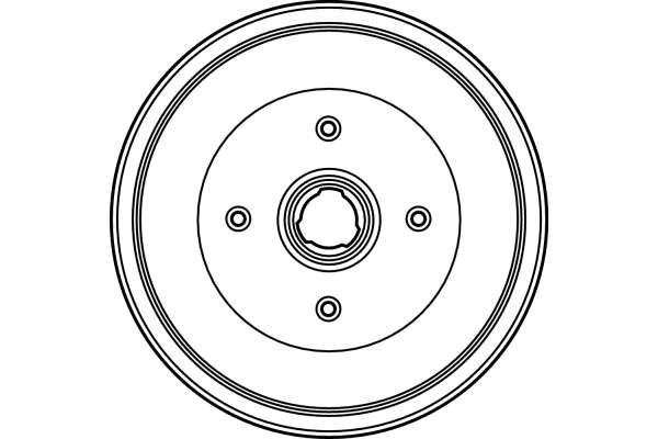Bremstrommel - DB4127 TRW
