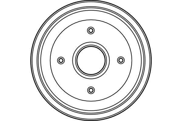 Bremstrommel - DB4128 TRW
