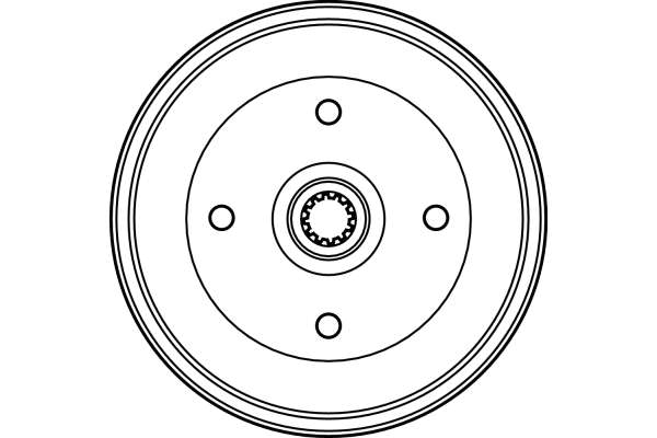 Bremstrommel - DB4143 TRW